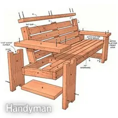 ترکیبی پاسیو کامل: طرح های نیمکت چوبی با میز انتهایی داخلی