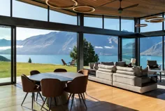 کلوزبرن لج، دریاچه واکاتیپو، نیوزلند توسط میسون و ولز