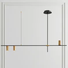 Tribes Ambient Linear Pendant Light - مدل سه بعدی برای VRay