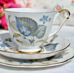 فنجان استوانه ، بشقاب و بشقاب چای - فروشگاه Vintage Teaware