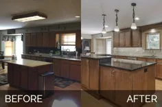 آشپزخانه جان و آنجلا قبل و بعد از تصاویر