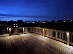 60 ایده برتر برای روشنایی عرشه - نورپردازی در فضای باز