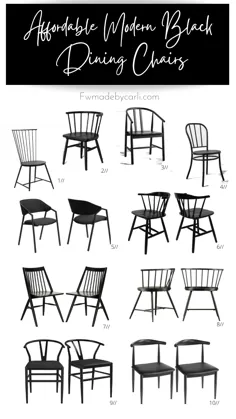 صندلی غذاخوری مشکی مدرن با قیمت مناسب - ساخت کارلی