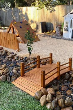 نحوه ساخت تخت خشک نهر برای حیاط خانه خود