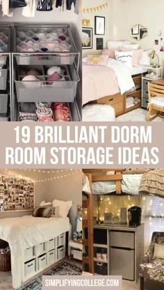 19 ایده درخشان ذخیره سازی اتاق خواب
