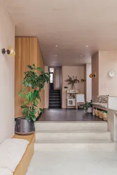 یک خانه تراس ویکتوریایی با فضای داخلی و آشپزخانه مدرن و رنگی - THE NORDROOM
