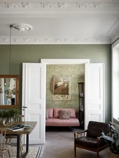 apartment آپارتمان اسکاندیناوی با طرح رنگی جداگانه برای هر اتاق ◾ عکس ◾ ایده ◾ طراحی