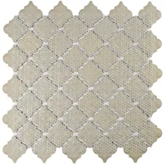 کاشی Merola Hudson Tangier Crystaline Grey 12 in x 12 in. Porcelain Mosaic Tile (10.96 sq. ft. Case) -FKOLTR8P - The Home Depot