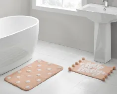 50 فرش حمام زیبا که شما را به لبخند می اندازد