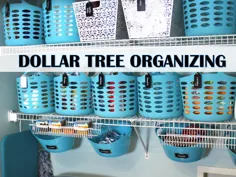 DOLLAR TREE سازماندهی ساخت!  |  شربت خانه و لباسشویی