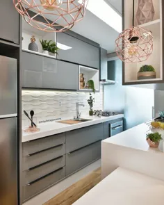 آشپزخانه های کوچک: 100 ایده دکوراسیون برای لذت بردن از فضا