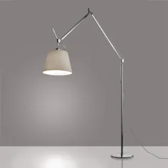 لامپ کف Tolomeo Mega - آلومینیوم / پوست / 17