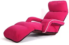 صندلی مبل YADSHENG صندلی مبل قابل تنظیم مخصوص بازی تختخواب تختخواب پنج حالته چند منظوره 180 سانتی متر (L) x 60 سانتی متر (W) x 18 سانتی متر (H) صندلی گهواره ای (رنگ: قهوه تیره ، اندازه: اندازه آزاد)