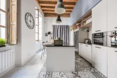 آپارتمان دلفریب جذاب در فرانسه با زیبایی مدرن و صنعتی