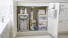 چگونه می توان کابینت زیر سینک ظرفشویی را سازمان داد