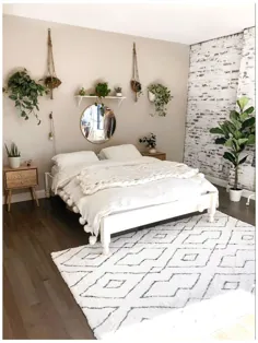 اتاق خواب سفید زیبایی شناسی