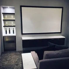 80 ایده طراحی سینمای خانگی برای آقایان - عقب نشینی اتاق فیلم