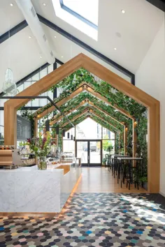 شما می توانید در بالای این کافه با الهام از درختان زیبا در نیوجرسی زندگی کنید