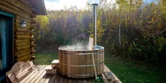 نحوه ساخت وان آب گرم با چوب