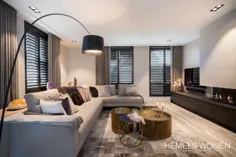 طرح Opgewarmd hemels wonen interieuradvies moderne woonkamers hout zwart |  احترام گذاشتن
