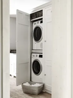 اتاق لباسشویی برای یک فضای کوچک