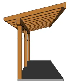 طرح سقف آویز قاب چوبی |  اتسی