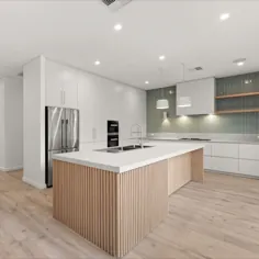طراحی آشپزخانه متنوع و متنوع مدرن با Airy Concrete.