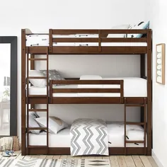 تخت تختخواب سفری سه تخته چوبی Dorel Living Maverick