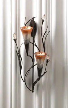 شمع زنبق Dawn Lily Holder Candle Wall Deconce Decor 15 1/2 Tall New10015810 برای فروش آنلاین |  eBay