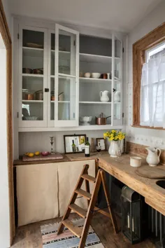 6 کابینت آشپزخانه شیشه ای برای هر نوع سبک