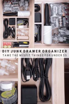 Junk Drawer Organizer DIY: نحوه سازماندهی یک کشوی ناخواسته