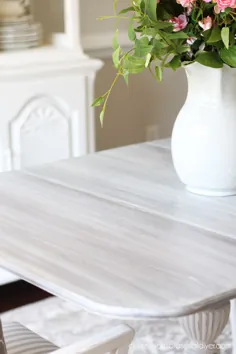 Drop Leaf Table Makeover و نحوه استفاده از Sealer با اسفنج