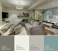 7 بهترین رنگ رنگ نور برای یک اتاق تاریک / زیرزمین - Kylie M Interiors