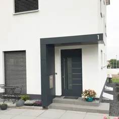 Das Vordach für Haustüren: Eingangsüberdachung mit Design |  سیباو