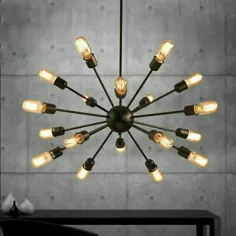 چراغ آویز سقفی صنعتی لوستر مدرن 20 لایت چراغ داخلی |  eBay