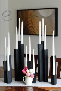 15 بهترین جا شمع چوبی که به راحتی می توانید آن را انجام دهید