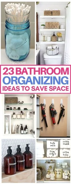 Diese kleinen Badezimmer-Organizations-Hacks sind brillant und sparen so viel Platz ...