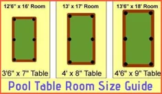 اندازه استاندارد میز استخر چقدر است - راهنمای اندازه گیری