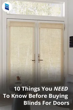 10 نکته ای که باید هنگام خرید پرده درب بدانید |  Blinds.com