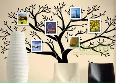 عکس برگردان دیواری درخت خانوادگی - عکس برگردان قاب عکس - برچسب دیواری درخت خانواده