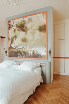 این آپارتمان رنگارنگ پاریس دعوت به سفری خیالی است