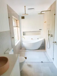 قبل و بعد - اتاق های مرطوب - روی حمام های توپی
