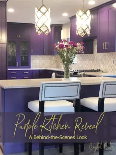 Project Reveal: The Purple Kitchen ⋆ Bluestone Decoration توسط Crystal Ortiz - Harrisonburg & Rockingham VA