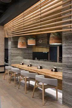 رستوران ژاپنی Fujiwara Yoshi توسط معماران Sergey Makhno
