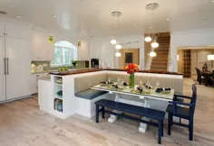 جزیره آشپزخانه با الهام از صندلی داخلی |  شبکه مالک ساز
