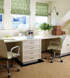 دفاتر خانگی با فضای کوچک: فضای ذخیره سازی و دکوراسیون