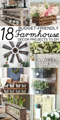 17 پروژه تزئین خانه مزرعه DIY که باعث صرفه جویی در وقت و هزینه شما می شود