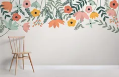 کاغذ دیواری گل |  کاغذ دیواری بزرگ گل |  هوویا
