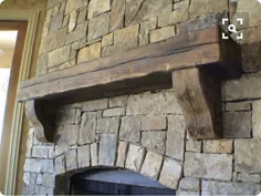 Pine Barn Beam Mantle A1 Mantle Fireplace Mantle Fireplace شومینه |  اتسی