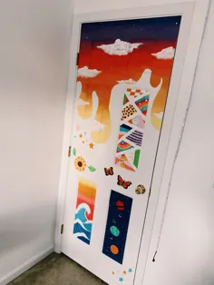 نقاشی درب